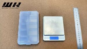 Hộp Đựng Đồ Câu Cá WEIHE Mini Bằng Nhựa Trong Suốt Chống Thấm Nước Có Ngăn Đựng Móc Câu Mồi Câu - Hộp Đựng Phụ Kiện Câu Cá