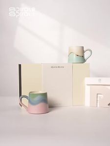 Spiral | Couple Wedding Mugs With Lids