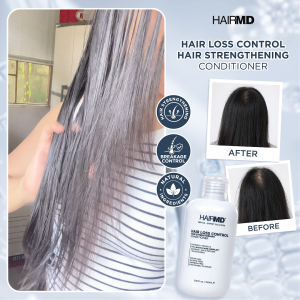 [MUST TRY] hbc HAIR M.D. Hair Loss Control Hair Strengthening Conditioner 240ml | Anti-Hair Loss & Frizz Control | Thickening Conditioner | Volume Boost | Reduce Breakage & Support Hair Growth | Keratin Repair | Damage Repair | Sulfate-Free