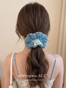 MENGWU | Ethnic Style Colorful Braided Lace Hair Tie
