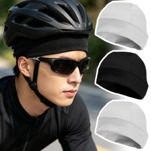 2Pcs Quick Dry Breathable Mesh Beanie Cap Mens Hiking Running Sports Absorb Sweat Cap Cycling Under Helmet Liner Headwrap Hat