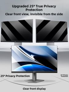 Detachable Privacy Screen Filter Film for Desktop And Laptop Computers Anti Blue Light Eye Protection Hanging Style 24 Inch 27 Inch