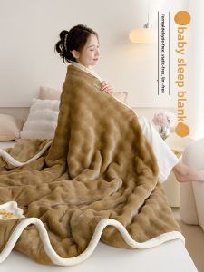 KAMONI | Thick Rabbit Fur Velvet Blanket Winter Blanket