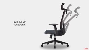 LEECO เก้าอี้เพื่อสุขภาพ พนักพิง Nanometer Silk ปรับเอนพนักพิงได้ 3 ระดับ ปรับแรงต้านพนักพิง ที่วางแขน 3D รุ่น Harmony