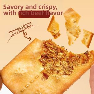 Double Layer Crispy Beef Floss Center Cookies Whole Box