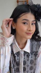 ZR Fashion Setelan Rok Plisket Little Flowers & Velvet Mongly