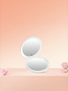 ASCINATE | 2X Magnifying Portable Folding Mini Double-Sided Makeup Mirror