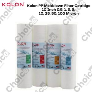 Kolon PP Meltblown Filter Catridge 10 Inch 0.5 1 3 5 10 25 50 100 Micron - Filter Spun