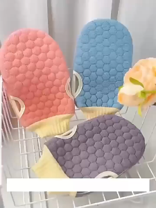 Sarung Tangan Mandi Penghilang Daki / Body Bath Shower Scrubber Premium