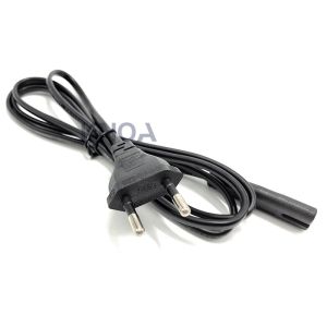 EU UK US AU Power Cable C7 Extension Cord Figure 8 2pin AC Power Cable For Samsung PC Monitor Battery Charger Sony LG TV Radio