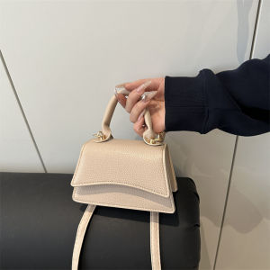 【Hot Selling Womens Bag】Fashion Bag Womens Spring New Trendy Fashion Shoulder Bag Simple Casual Crossbody Bag Solid Color Temperament Bag