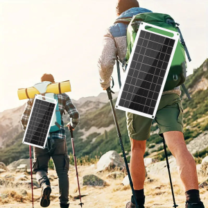 Portable USB Foldable Solar Panel Folding Solar Panels For Travel Mobile Phone Charging Bank Flashlight Fan Mobile Phone Ba