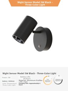 HUOQI | Battery-powered Motion Sensing Spot Light
