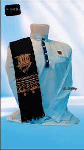 Sorban Kashmiri Panjang 2 meter Motif Batik Print Rayon Goyor Tebal Sorban Palestina Arabic Style