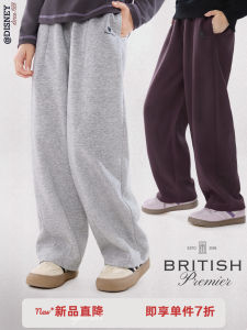 Disney Girls Casual Straight Leg Pants Autumn Fashion Childrens Wide Leg Trousers Teens Straight Tube Youth Clothing