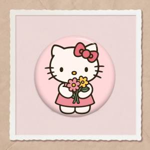 Mesuca | Cute Hello Kitty Cute Series Pins Funny Badge Interesting Cartoon Animals Brooches Backpack Clothes Gift Accessory