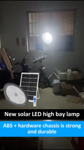 [24 hours delivery] 40000w solar pendant light ip66 waterproof 800m ² wide range ultra bright solar light led lampu solar outdoor lighting industrial chandelier indoor solar lamp 太阳能工矿灯