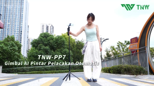 TNW PP7 360°AI Face Tracking Tripod Automatic Tongsis Tripod Pop Up Selfie Stick Gimbal Stabilizer Gesture Control Aluminium Quadpod Tongsis