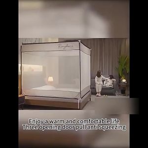 Mosquito Net Household Yurt Baby Anti-Fall Mosquito Net Bracket Thickening Without Installation