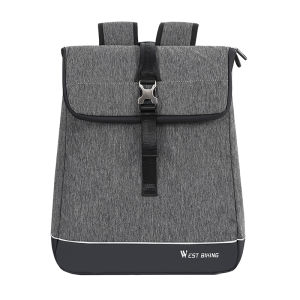 West Biking | WEST BIKING Flap Roll Top Cycling Backpack Water Resistant Urban Commuter Laptop Daypack Outdoor Casual Travel Backpack Bike Bag
