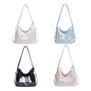 PU Leather Tote Bag Adjustable Crossbody Bag Large Underarm Bag Backpack for Women Travel