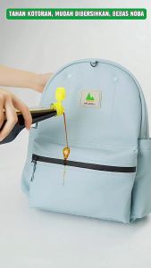 shukiku - Tas Ransel Karet Kecil/Tas Ransel Ultralight dengan Banyak Kantong 6454