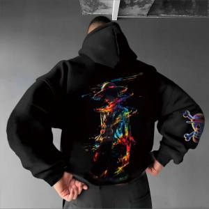 Bandai | One Piece Cotton Hoodie Japanese Anime Autumn Kids Wear Extra Long Sleeve Parent Child Loose Fit Hoodie