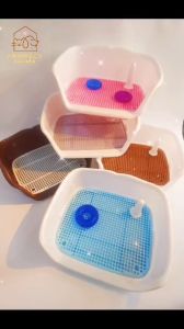 Dog Pee Tray With Stick Training Pad Tray Toilet Urinary Trainer Pee Mat Indoor Portable Puppy Pad Holder Pet Litter Pee Pads Holder with Wall