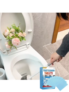 120PCS/Kotak Toilet Bowl Cleaning Papers Deep Clean Fresh Smelling Kuat Menghilangkan Noda Urin Bau Tahan Lama Segar