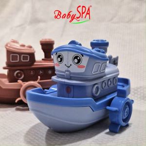 [𝐒𝐆 𝐒𝐞𝐥𝐥𝐞𝐫] Wind-Up Bath Boat Toy for Toddlers 18M+ | No Battery Water Fun