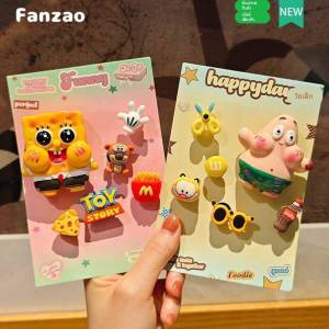 WJ | Cartoon Spongebob 3D Detachable Shoe Flower
