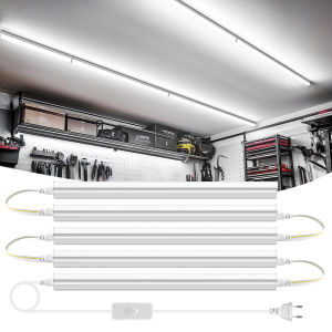 1-6PCS 50CM LED Bar Lights 220V T5 Tube Lamp For House Cabinet Garage Cellar Tool Room Lighting White/Warm White/Natural White