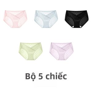 MiiOW | Quần lót tam giác lụa băng cạp thấp không để lại dấu vết cho nữ mùa hè 2025 Quần lót kháng khuẩn bằng cotton nguyên chất