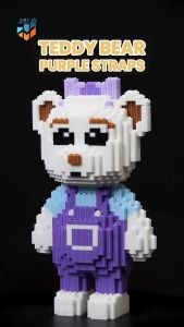 Nano Block Teddy Bear Mainan Edukasi Anak Balok Susun Puzzle Bricks Dekorasi Koleksi Karakter 3D DIY - Lazada