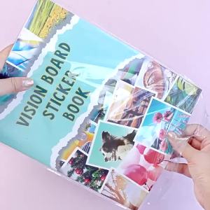 Bview Art Vision Board Kit: Dream Life Inspiration Stickers Cutouts & Dream Book for Goal Setting & Vision Board Supplies DIY