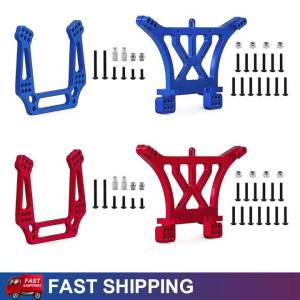 New Metal Front&Rear Shock Tower Set For Traxxas Slash Stampede Rustler Bandit 2WD RC Truck Car Upgrade Parts