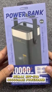 【CCC 3C Certified 】Remax Powerbank 40000mAh Super Power Fast Charging Outdoor Camping Powerbank RPP-596
