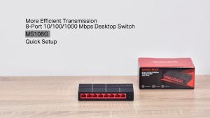 Bộ chia mạng 8 cổng Mercusys MS108G - Hàng Chính Hãng