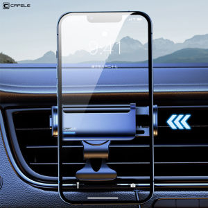 ที่วางโทรศัพท์มือถือไฟฟ้าติดช่องแอร์รถยนต์อเนกประสงค์สำหรับ iPhone Xiaomi ที่ยึดโทรศัพท์แบบยืดและหนีบอัตโนมัติ