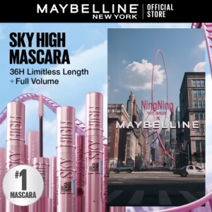Maybelline Sky High Mascara 24HR Long-Lasting Adds 2mm length on Asian Lashes Waterproof