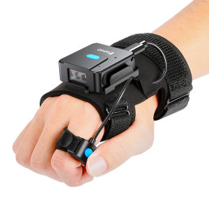 Blueskysea | Eyoyo 2D Bluetooth Barcode Scanner Left&Right Hand Glove Wearable Scanner Patable 1D QR Finger Bar Code Reader Wireless Device