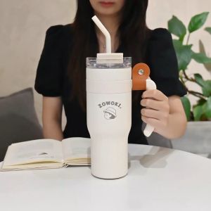 Zowoki Q15 Stainless Steel Thermos Tumbler with Straw (1250ml)