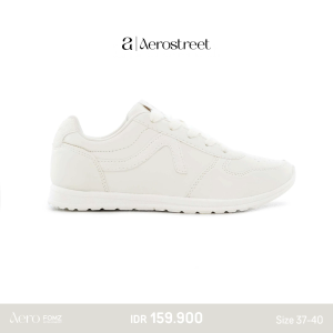 Aerostreet 37-40 Almond Natural Natural - Sepatu Sneakers Wanita