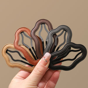 5 cái mới Hàn Quốc đám mây kẹp tóc giả da kẹp tóc thời trang ngọt ngào kim loại BB clip cho phụ nữ cô gái Phụ kiện tóc