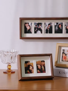 Creative Combination Photo Frame Wedding Couple Children 6 Inch (4R) Commemorative Frame Triptych Picture Frame