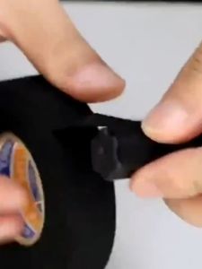 15 Meter Heat-resistant Flame Retardant Tape Black Flannel Insulating Tape For Car Cable Harness Wiring Loom Protection