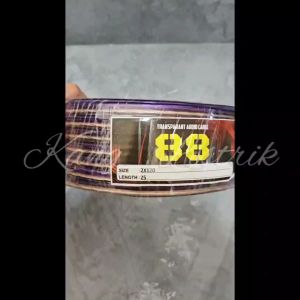 Kabel Transparan / Kabel Audio / Kabel Speaker 2x120 25Yard