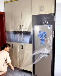 Màng Nilon che bụi đa năng che chắn sơn che đồ bảo vệ nội thất bọc hàng đầu có dán dính