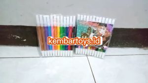 PW-12A/108-S12  Spidol Snowman Marker 1 Pack 12 Warna Spidol Shining TERMURAH!