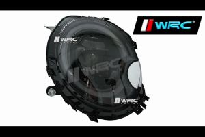 Vland BMW Mini Cooper R55 R56 R57 R58 R59 2007 - 2013 Projector Dynamic Headlamp With Signal Running (Clear+Black)